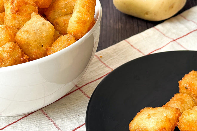 Bolas de papa con queso