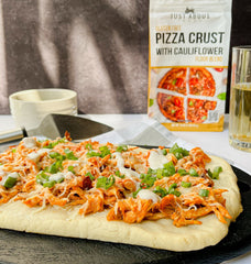 Flatbread de pollo Buffalo